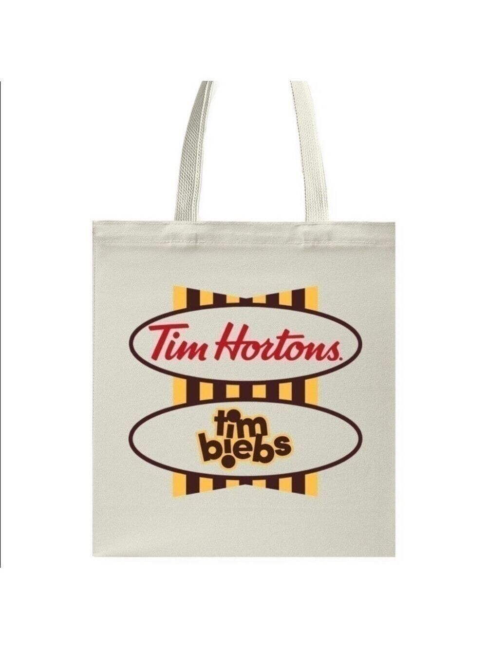 Tim Biebs Justin Bieber LIMITED EDITION Tim Hortons Collab Tote Bag - New in bag